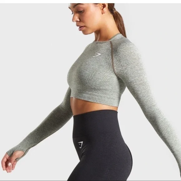 Gymshark Vital Seamless long sleeve crop top - Picture 2 of 5